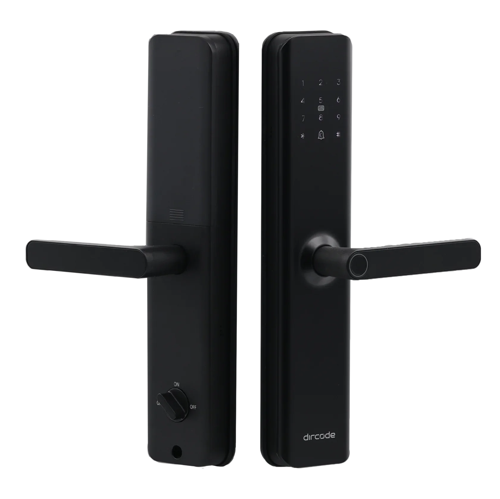 Dircode S-11 (чёрный) врезной смарт-замок с отпечатком пальца и Wi-Fi