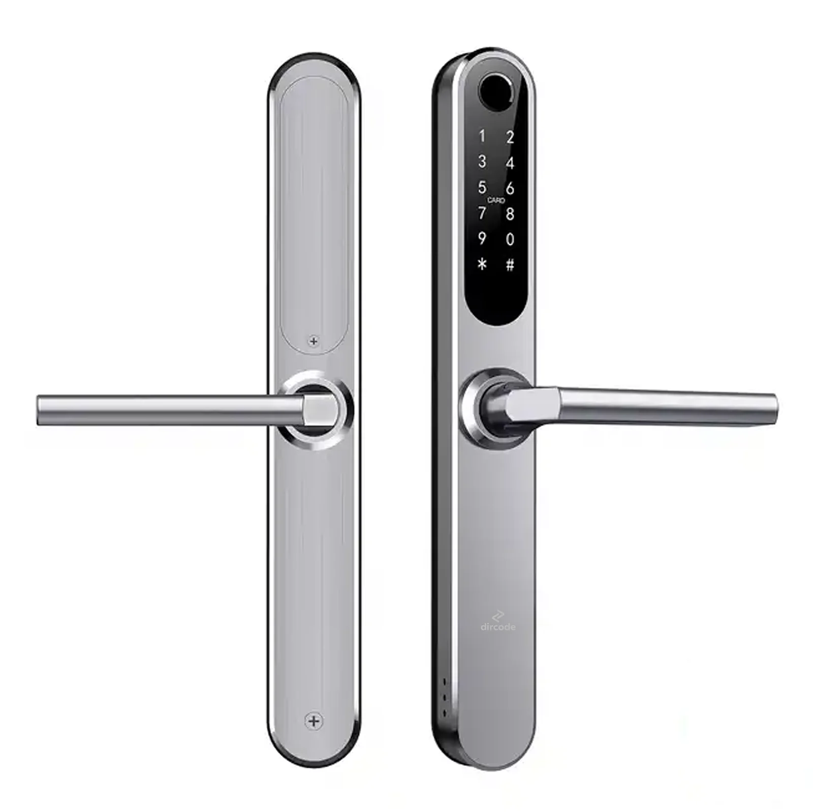 Dircode Slim (серебро) узкопрофильный электронный замок